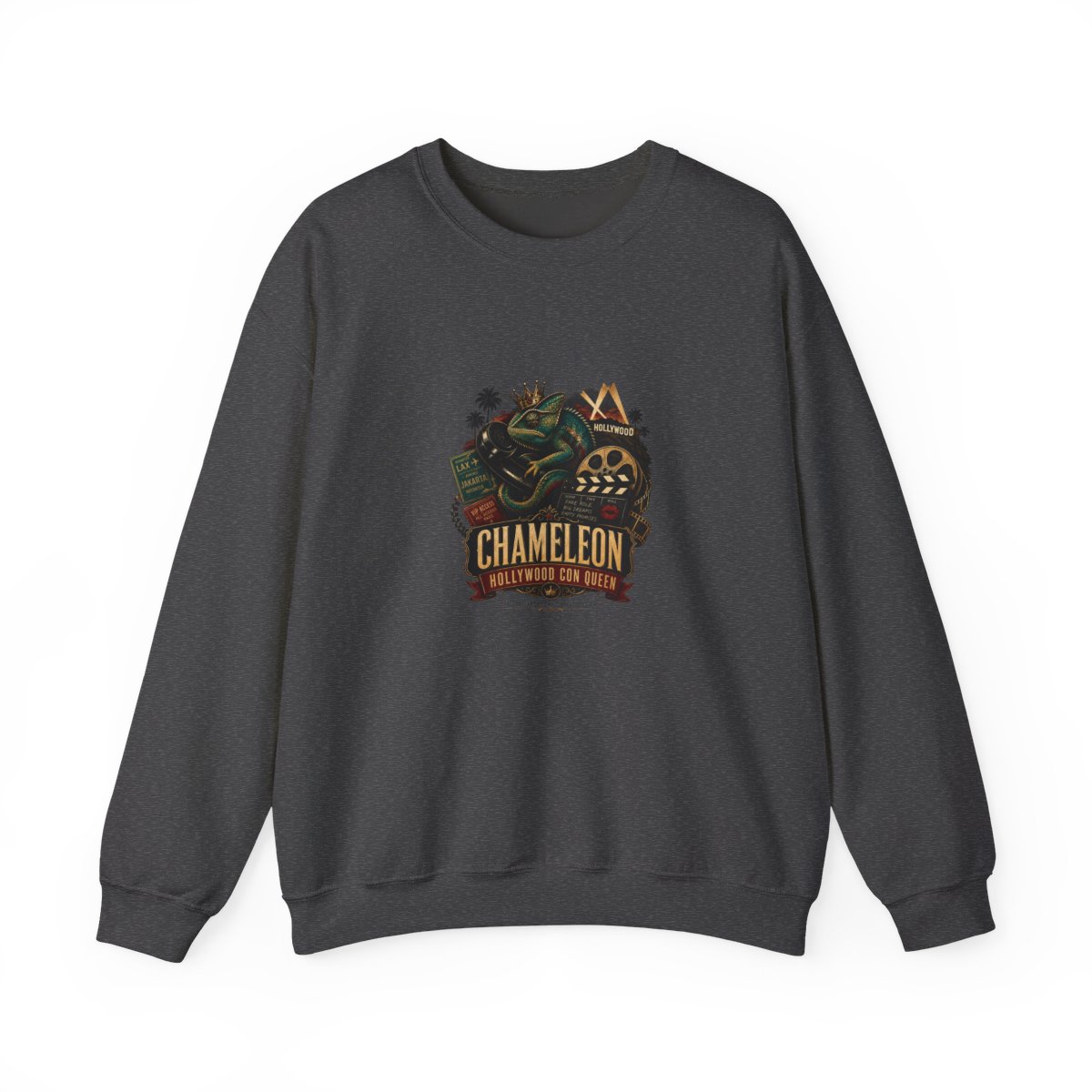 Chameleon: Hollywood Con Queen Crewneck Sweatshirt - alternate angle 4, merchandise