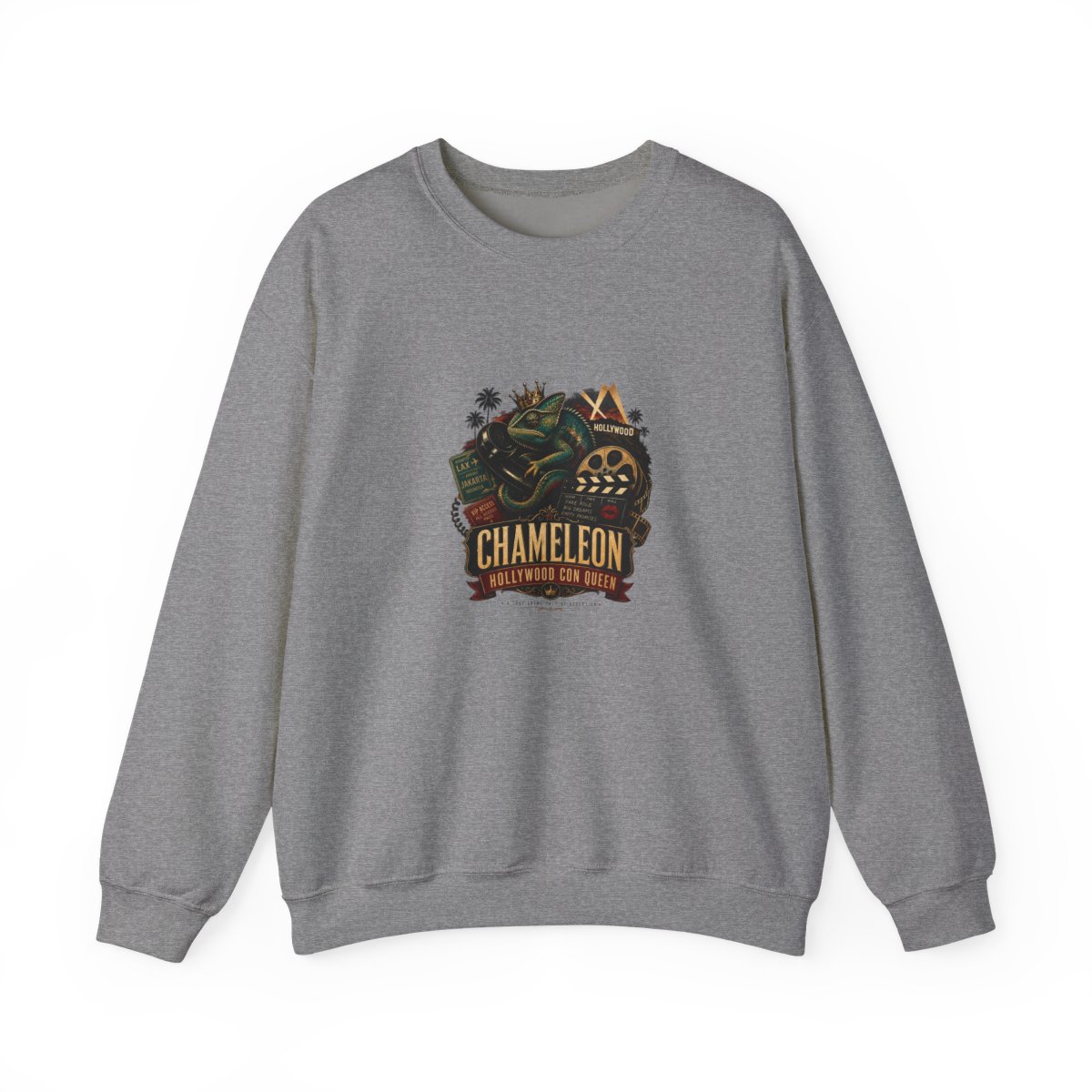 Chameleon: Hollywood Con Queen Crewneck Sweatshirt - alternate angle 3, merchandise