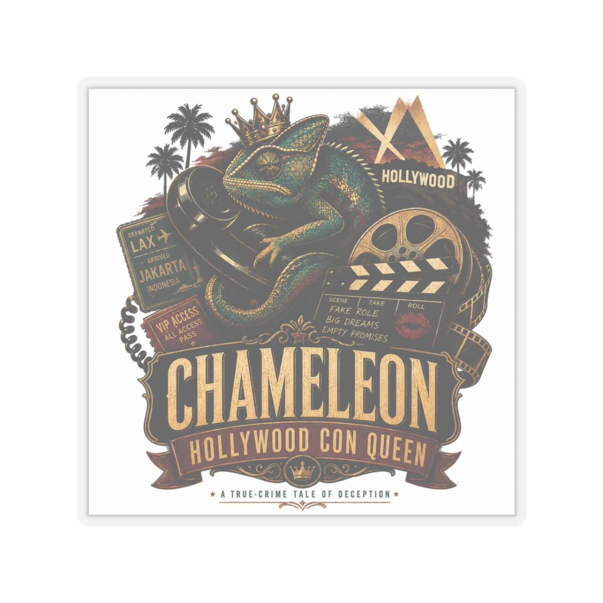 Chameleon: Hollywood Con Queen Sticker #3