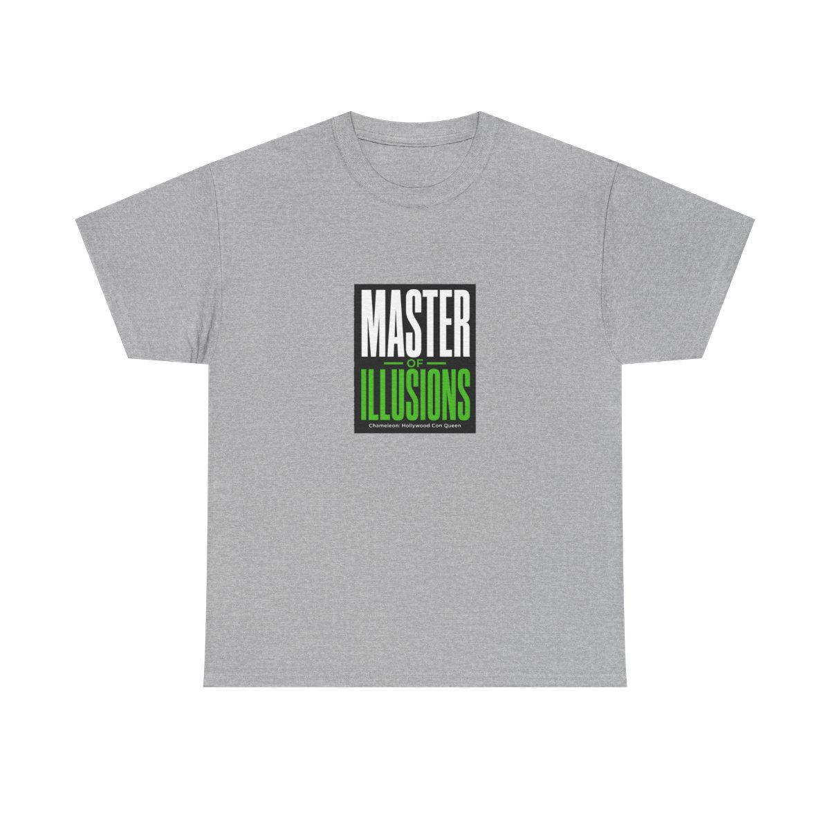 Chameleon: Hollywood Con Queen "Master of Illusions" Unisex Tee - alternate angle 5, merchandise