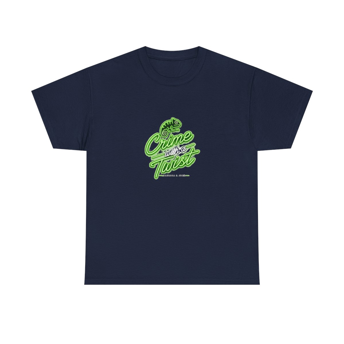 Chameleon: Hollywood Con Queen "Crime with a Twist" Unisex Tee - alternate angle 3, merchandise