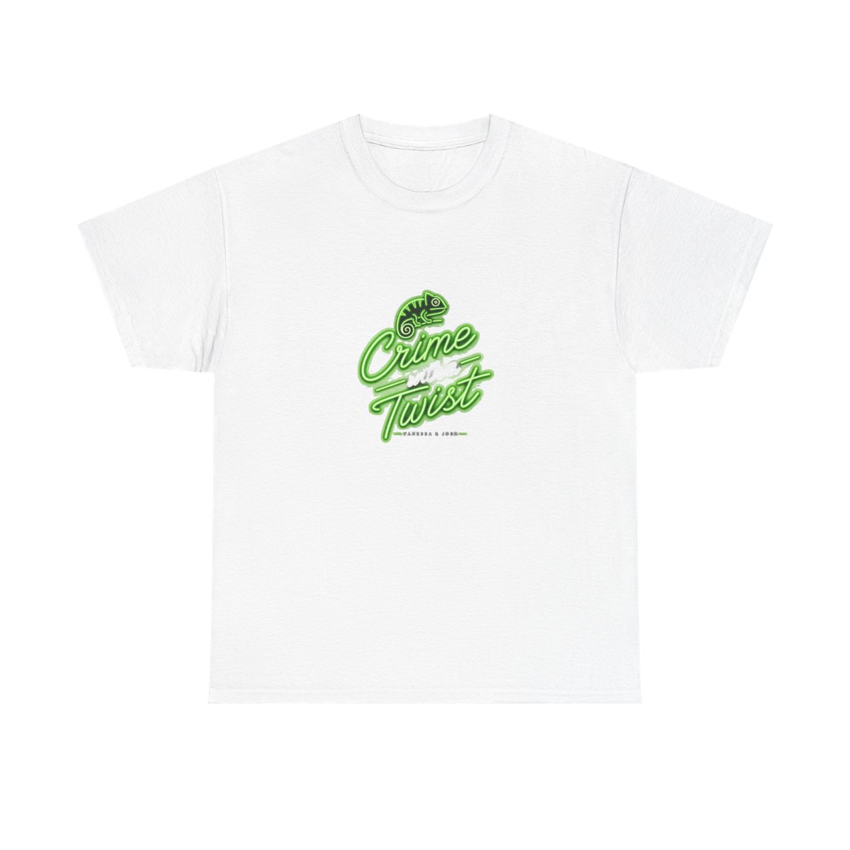 Chameleon: Hollywood Con Queen "Crime with a Twist" Unisex Tee - alternate angle 4, merchandise