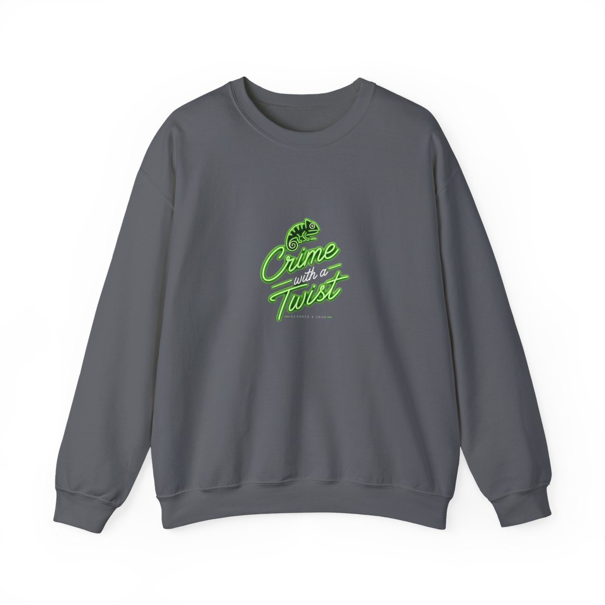 Chameleon: Hollywood Con Queen "Crime with a Twist" Crewneck - Official Sweatshirts merchandise
