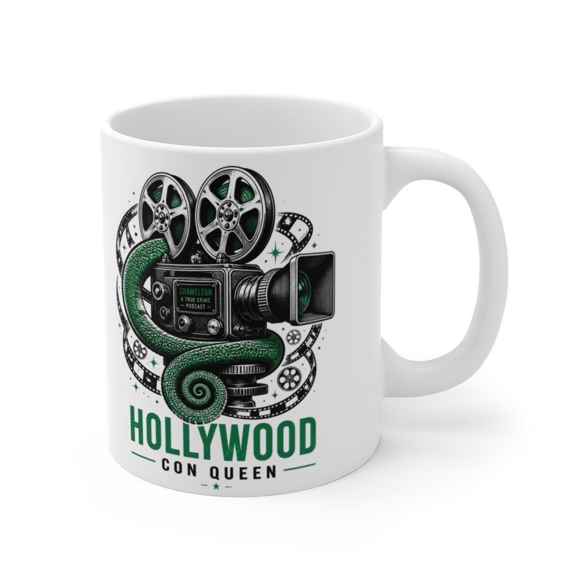 Chameleon: Hollywood Con Queen "Hollywood Con Queen" White Mug — official Chameleon: Hollywood Con Queen Mugs & Drinkware