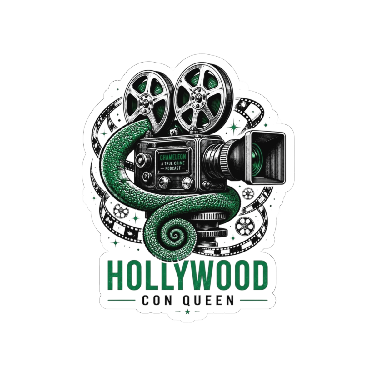 Chameleon: Hollywood Con Queen "Hollywood Con Queen" Sticker - alternate angle 2, merchandise