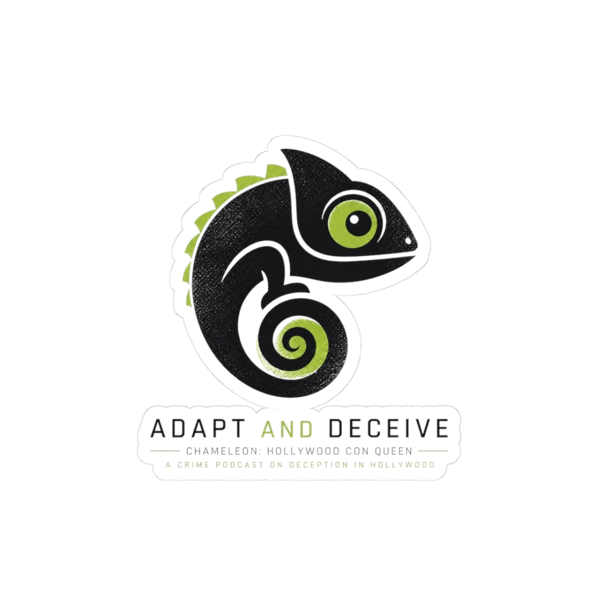 Chameleon: Hollywood Con Queen "Adapt and Deceive" Sticker - alternate angle 1, merchandise